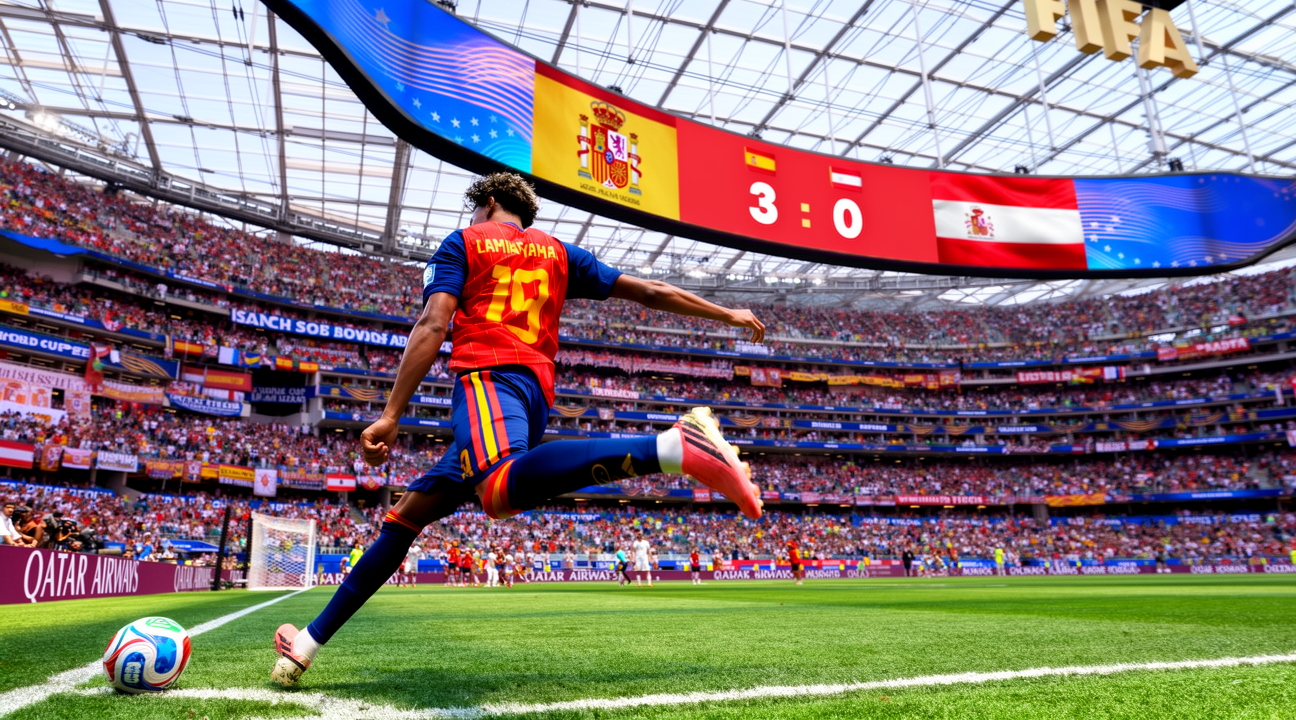 BTI赛事直播 - 西班牙3-0完胜奥地利！18岁小将拉米内·亚马尔：世界杯现在才开始 - BTI体育